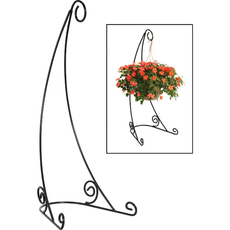 plant stand hanger Best Garden 40 In. H. Black Steel Plant Hanger Stand – Hemlock Hardware