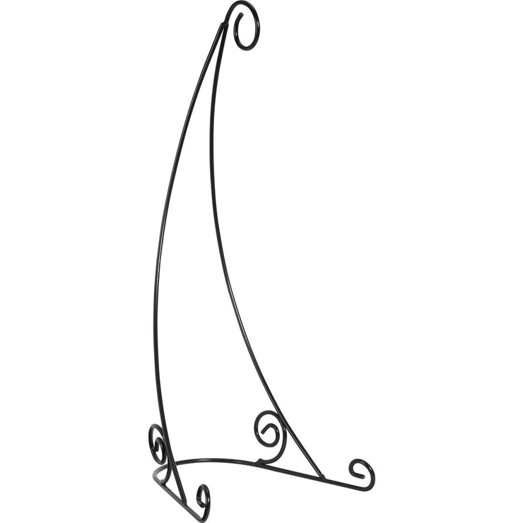 wrought iron free standing plant hanger Best Garden 40 In. H. Black Steel Plant Hanger Stand – Hemlock Hardware