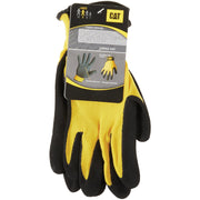 CAT Men's Large Nitrile Coated Nylon Knit Glove