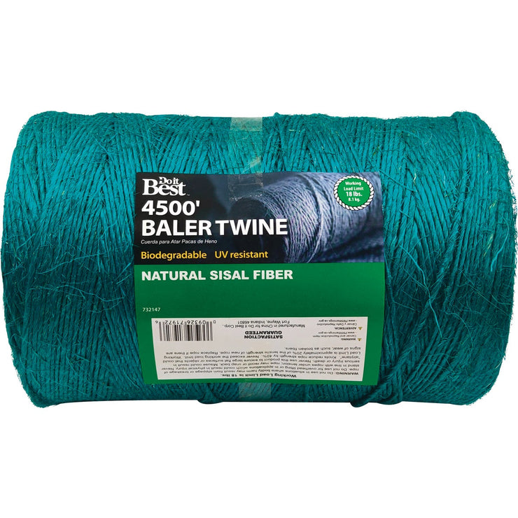 Do it Best 0.110 In. x 4500 Ft. Green Sisal Fiber Baler Twine