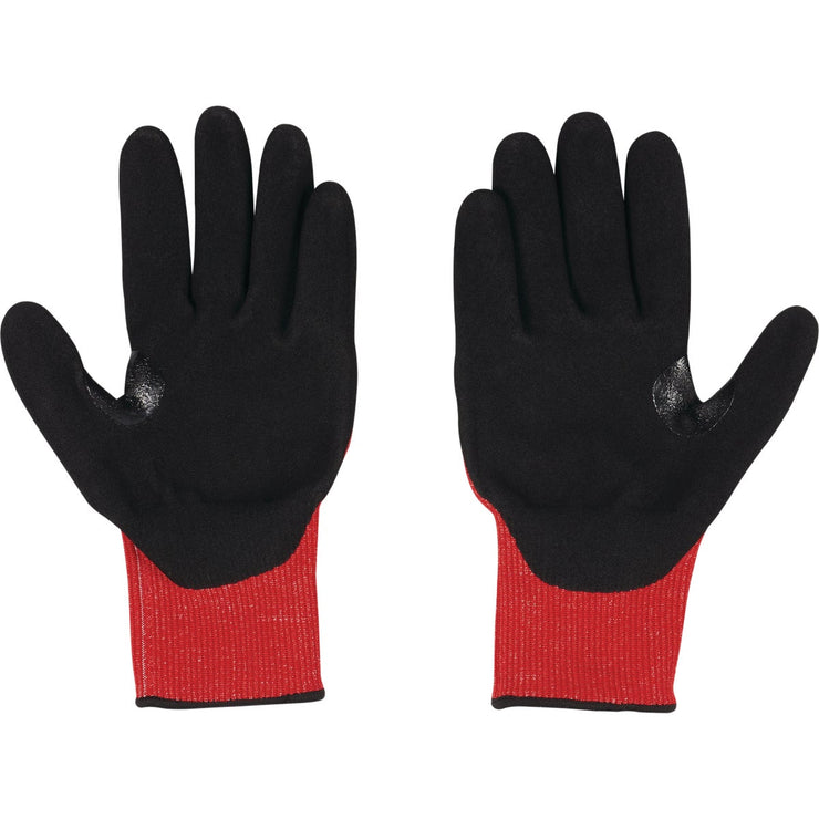 Milwaukee Impact Cut Level 3 XL Unisex Nitrile Dipped Work Gloves