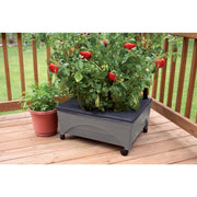 City Pickers 20 In. W. x 11 In. H. x 24 In. L. Slate Polyethylene Portable Patio Garden Kit