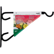 National 12 In. Black Vinyl-Coated Steel Plant Hanger Bracket