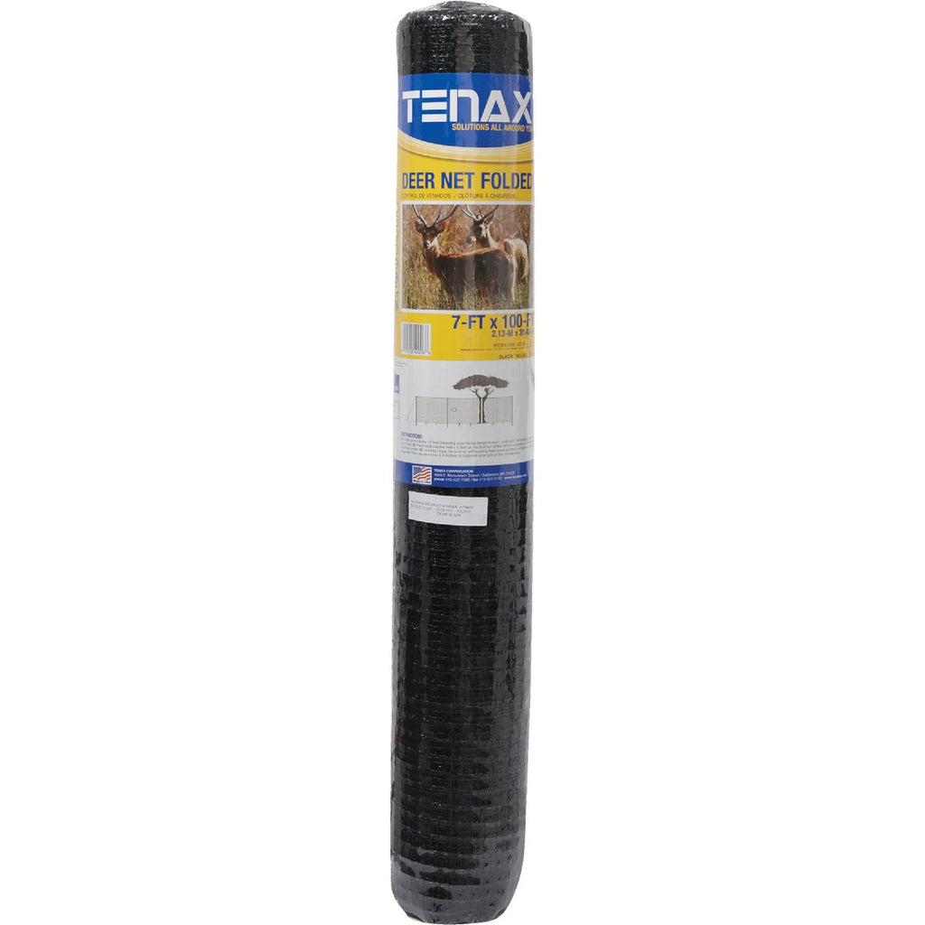 Tenax Snow Guard Fence - Black, 4 Feet High By 100 Feet Long, HDPE ...