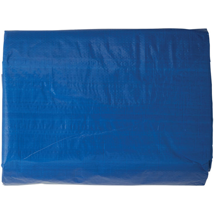 Do it Best Blue Woven 14 Ft. x 18 Ft. Medium Duty Poly Tarp
