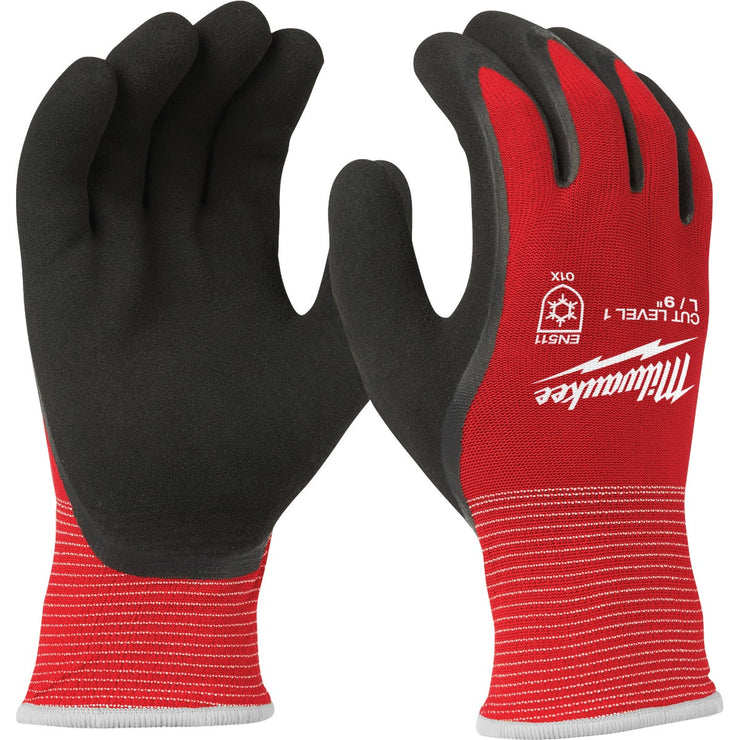 Milwaukee Unisex L Latex Coated Cut Level 1 Insulated Work Glove