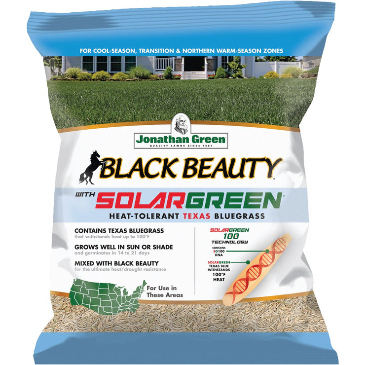 Jonathan Green Black Beauty 3 Lb. Texas Bluegrass Seed with Solargreen