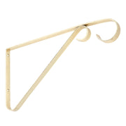 National 6 In. Brass Steel Hanging Plant Bracket