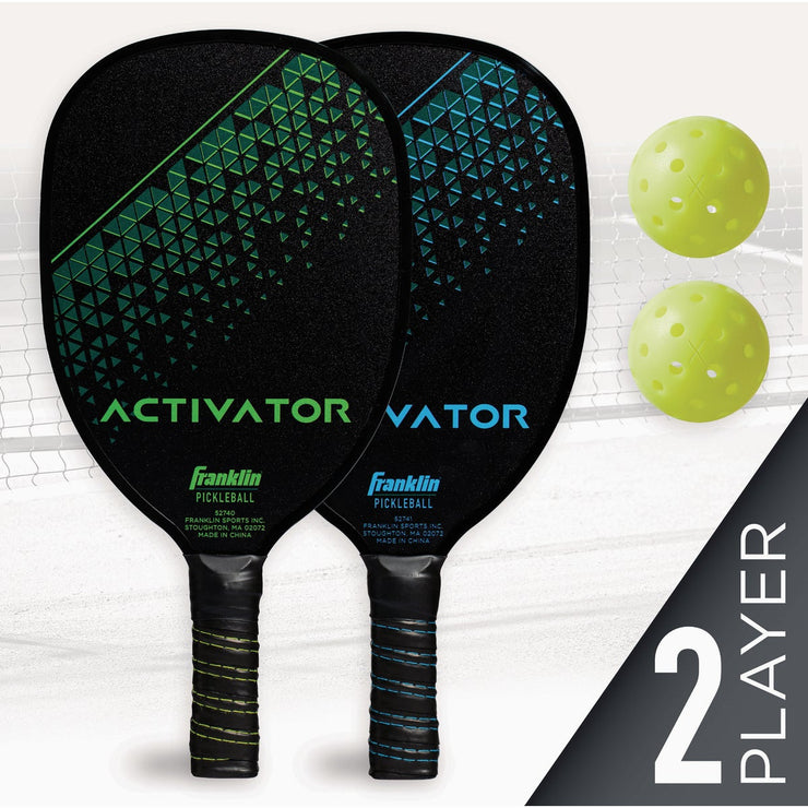 Franklin Activator 2-Player Wooden Pickleball Paddle & Ball Set