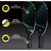 Franklin Activator 2-Player Wooden Pickleball Paddle & Ball Set