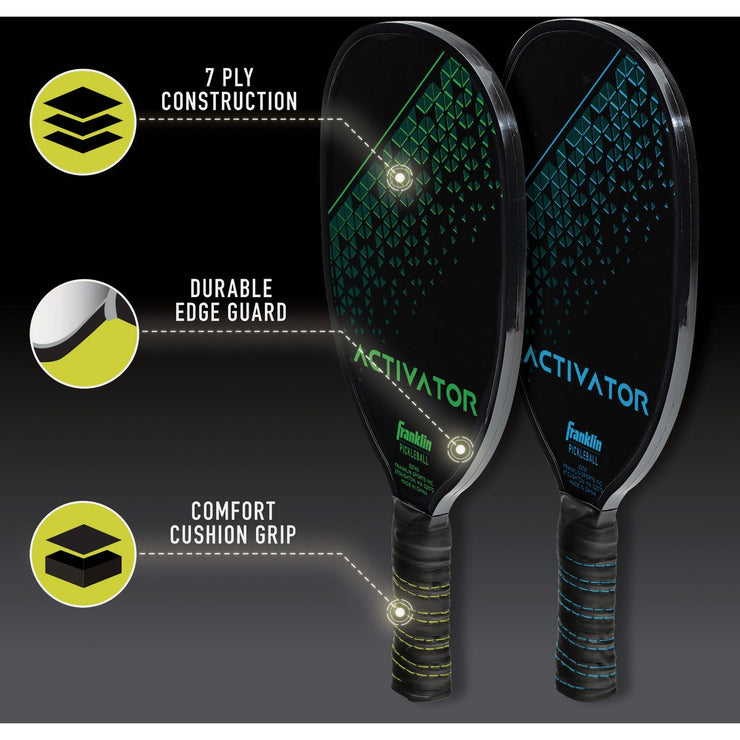 Franklin Activator 2-Player Wooden Pickleball Paddle & Ball Set