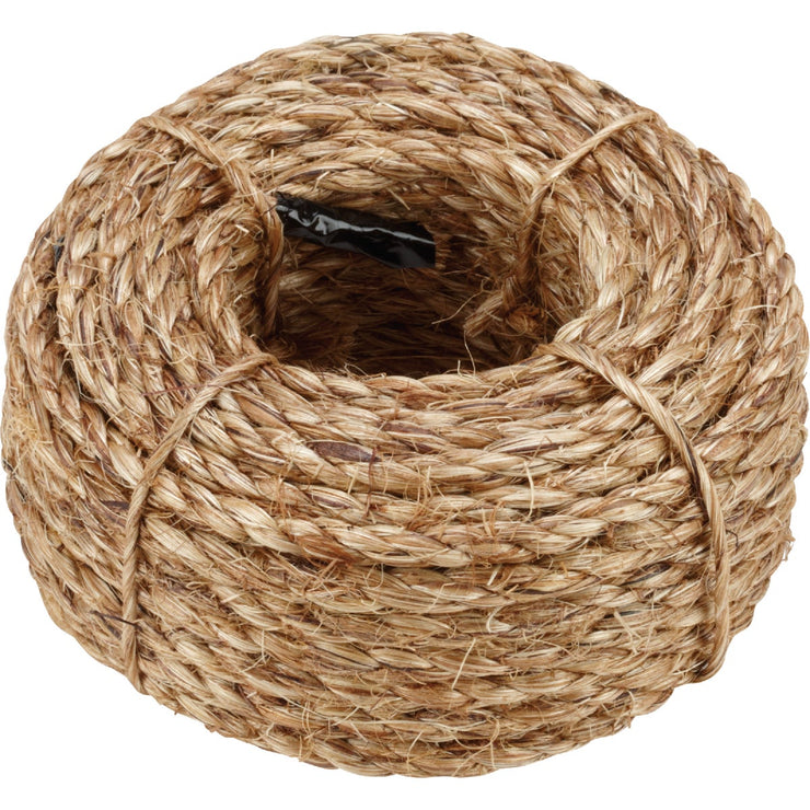 Do it Best 1/4 In. x 50 Ft. Natural Twisted Manila Fiber Packaged Rope