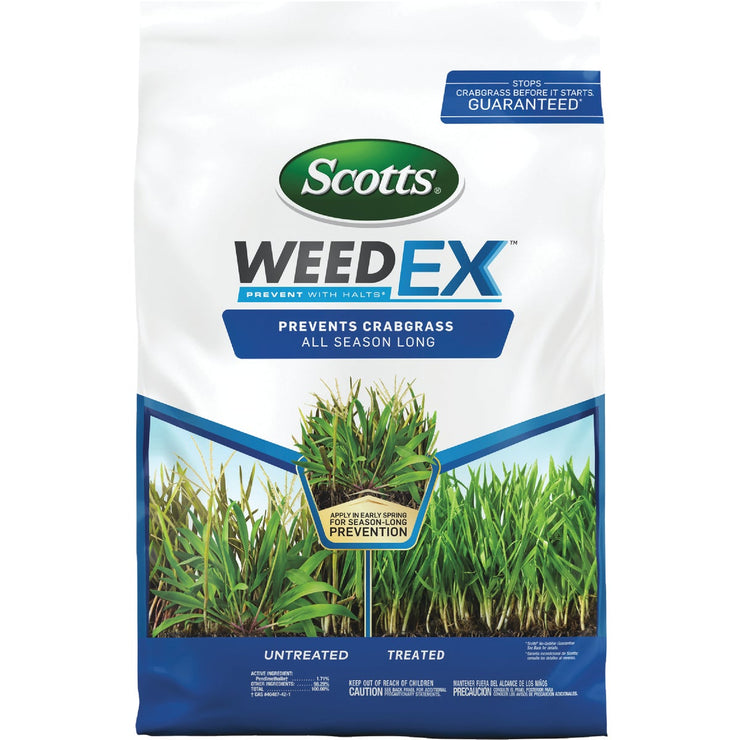 Scotts Weed Ex Prevent with Halts 10.06 Lb. Ready To Use Granules Crabgrass Preventer
