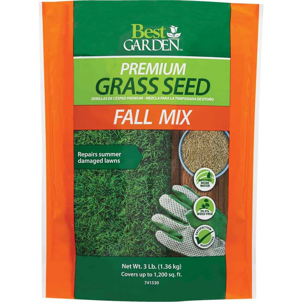 best grass seed for back garden Best Garden 3 Lb. 750 Sq. Ft. Coverage Fall Mix Grass Seed – Hemlock  Hardware