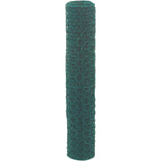 1 In. x 36 In. H. x 25 Ft. L. Green Vinyl-Coated Poultry Netting