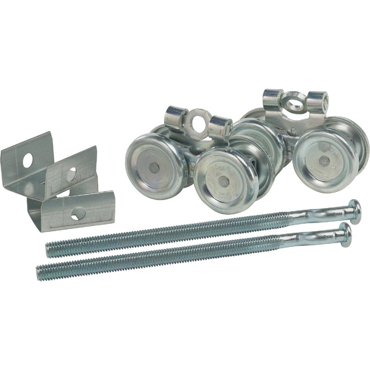 National 5022 Zinc-Plated Box Rail Offset Bolt Barn Door Hanger