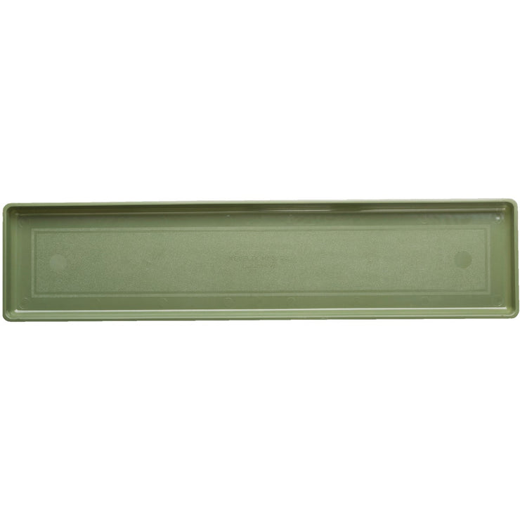 Novelty 26-3/8 In. Sage Plastic Flower Box Tray