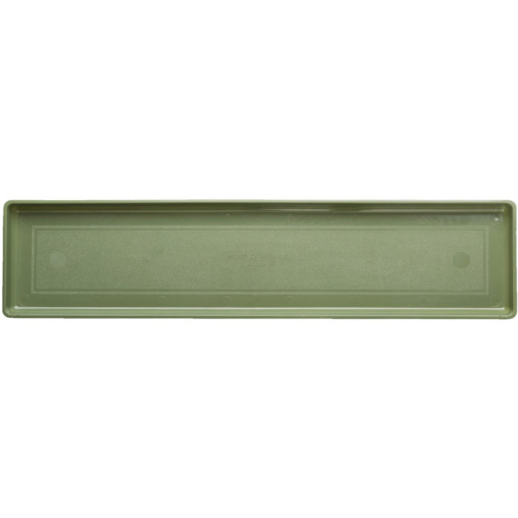 Novelty 32-3/8 In. Sage Plastic Flower Box Tray