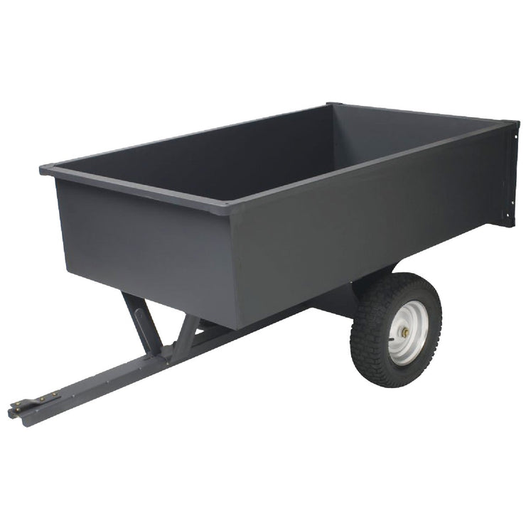 Precision 17 Cu. Ft. 1500 Lb. Steel Tow-Behind Garden Cart