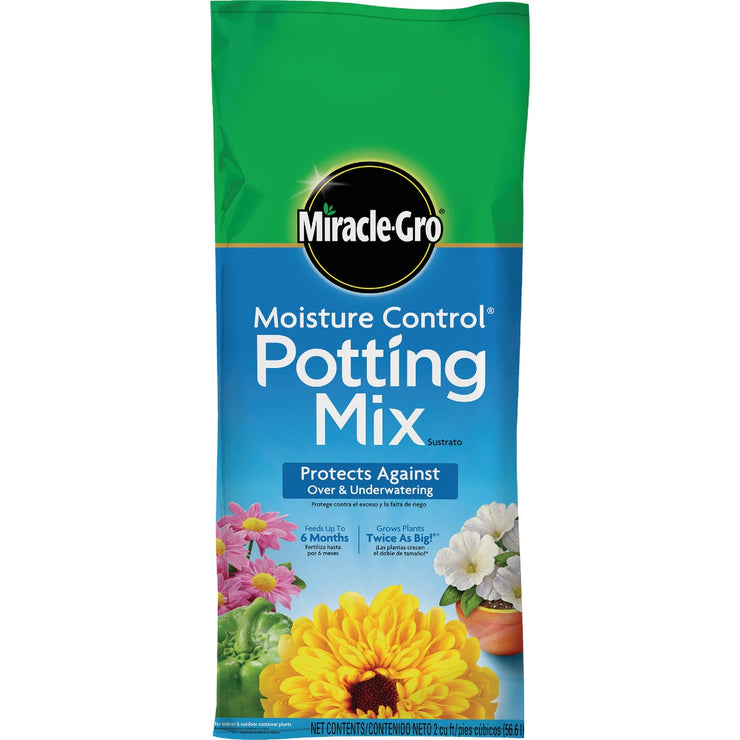 Miracle-Gro Moisture Control 2 Cu. Ft. 40-1/2 Lb. Indoor & Outdoor Potting Soil