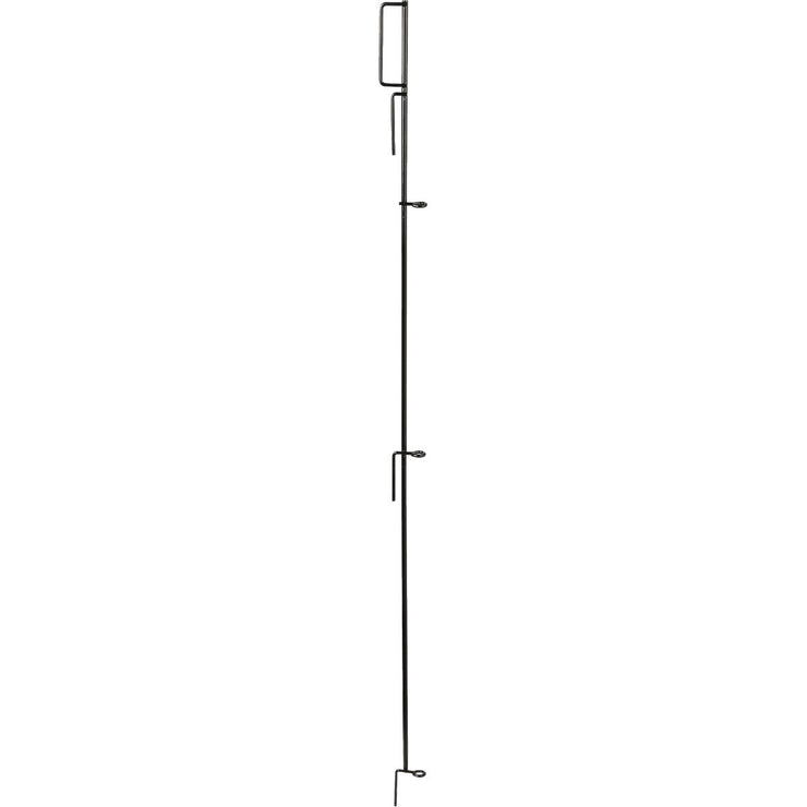 Best Garden 3 In. W. x 49 In. H. Black Powder-Coated Steel Multi Purpose Fence Latch