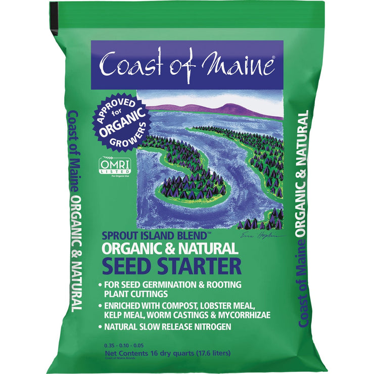 Coast of Maine Sprout Island Blend 16 Qt. 14 Lb. Organic Seed Starter