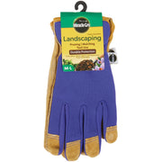 Miracle-Gro Women's Medium/Large Polyester Purple Garden Glove