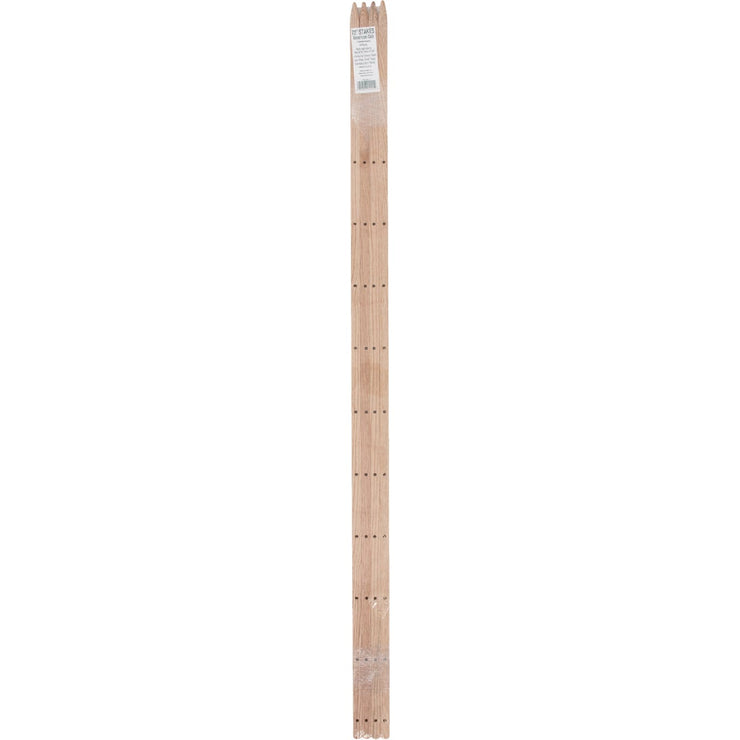 Madison Mill 72 In. Oak Wood Plant Stake (4-Pack)