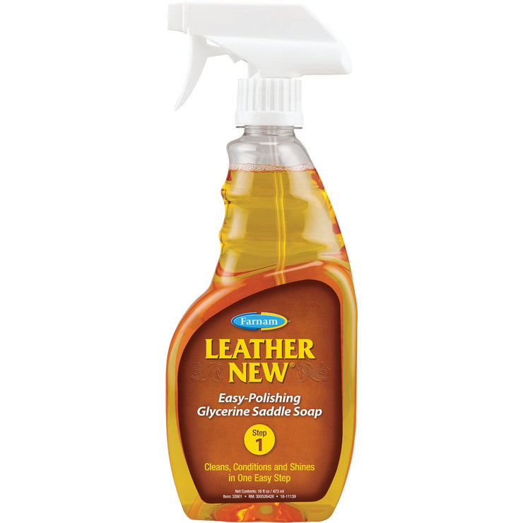 Farnam Leather New 16 Oz. Trigger Spray Liquid Glycerine Saddle Soap