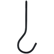 National 6 In. Black Ceiling Hook