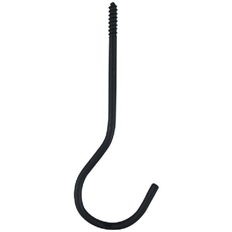 National 6 In. Black Ceiling Hook