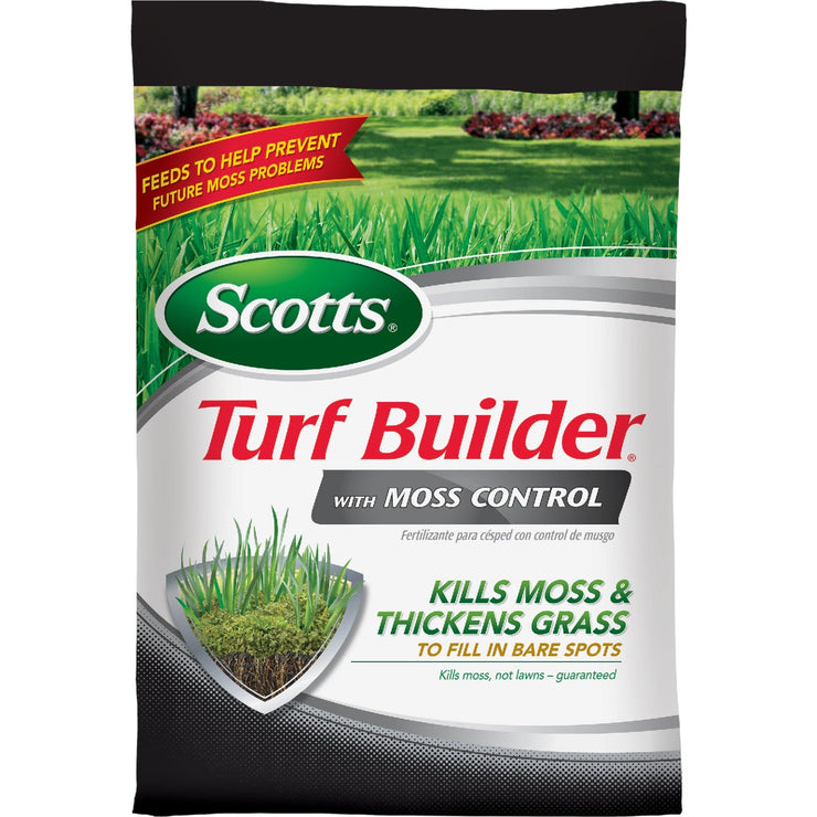 Scotts Turf Builder with Moss Control 25 Lb. 5000 Sq. Ft. 23-0-3 Lawn Fertilizer