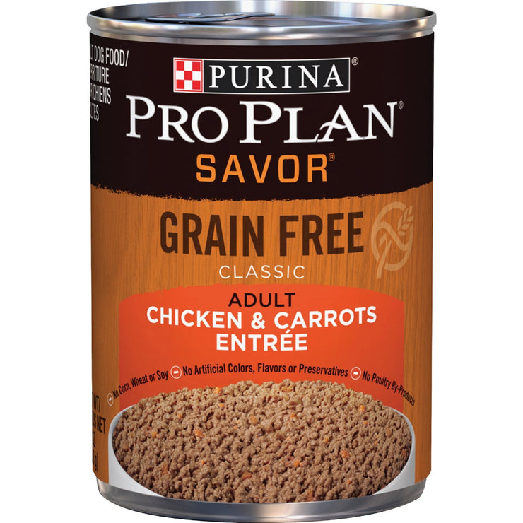 Purina Pro Plan Savor Chicken Carrot Adult Grain Free Wet Dog