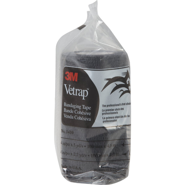 3M Vetrap 4 In. x 5 Yd. Black Bandaging Wrap