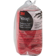 3M Vetrap 4 In. x 5 Yd. Red Bandaging Wrap