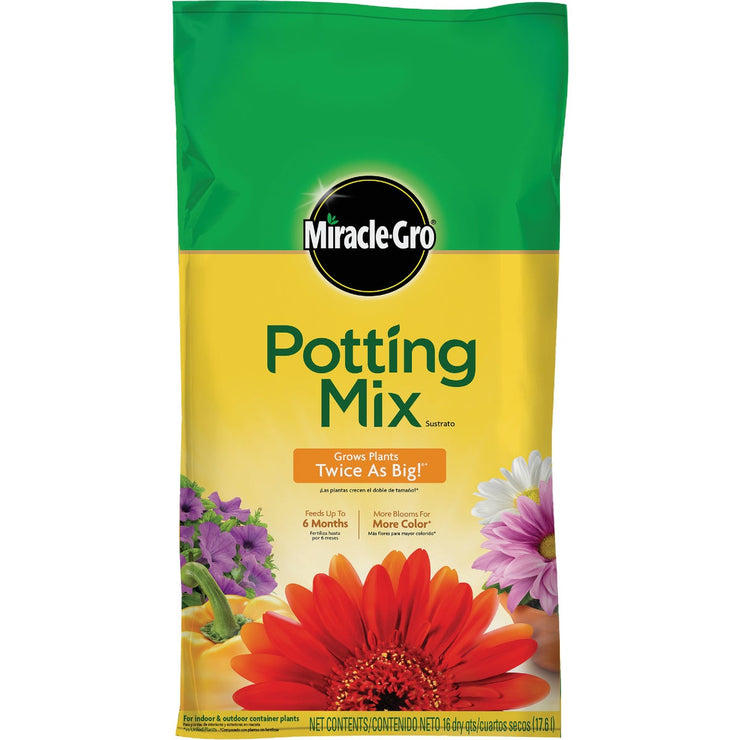 Miracle-Gro 16 Qt. 13 Lb. All Purpose Indoor & Outdoor Plants Potting Soil