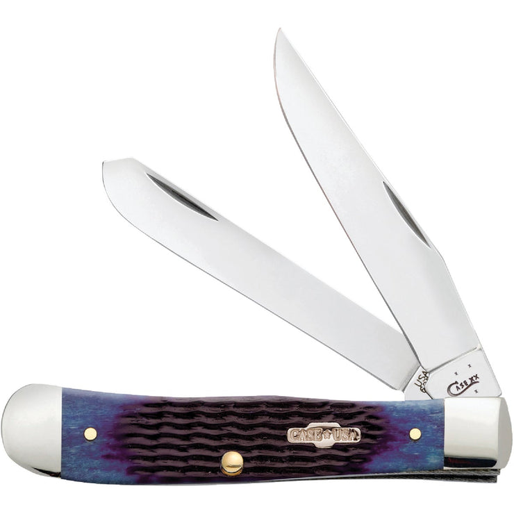 Case Blue Bone Rogers Trapper 3.25 In./3.27 In. Folding Knife