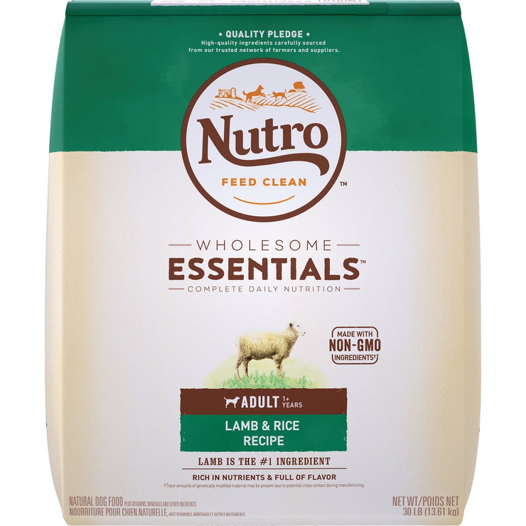 Nutro Wholesome Essentials 30 Lb. Lamb & Rice Adult Dry Dog Food
