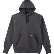 Milwaukee Small Gray Heavy-Duty Pullover Hooded Sweatshirt