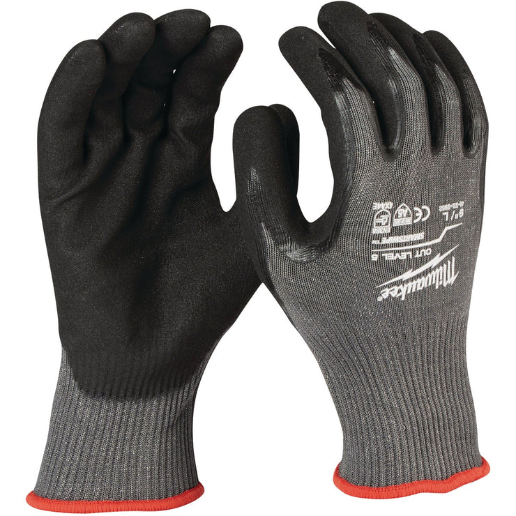 Milwaukee Unisex Large Nitrile Coated Cut Level 5 Work Glove