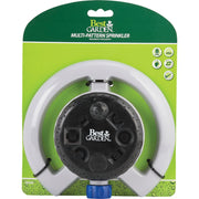 Best Garden Poly Varied Coverage Stationary Turret Sprinkler, Blue & Gray