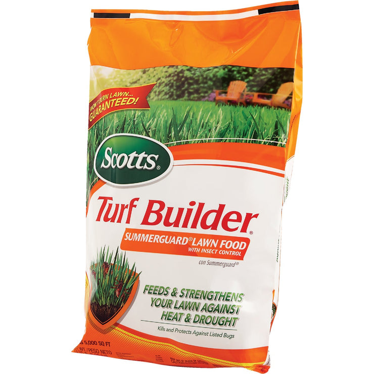Scotts Turf Builder SummerGuard 13.35 Lb. 5000 Sq. Ft. 20-0-8 Lawn Fertilizer with Insecticide