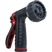 Orbit Pro Flo 7-Pattern Rear Trigger Nozzle, Red & Black