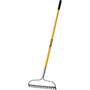 Tru Pro 60 in. Forged Bow Rake, 16 tines, Fiberglass Handle