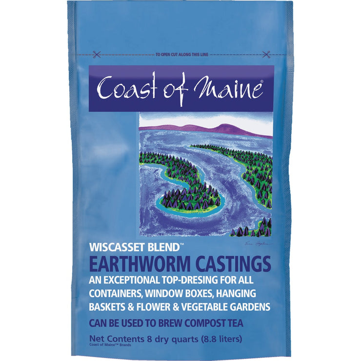 Coast of Maine Wiscasset Blend 8 Qt. Organic Earthworm Castings