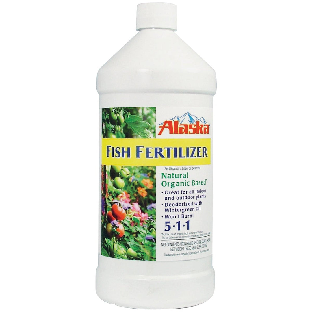 indian river organics liquid fish fertilizer Alaska 1 Qt. 5-1-1 Organic Concentrate Liquid Plant Food – Hemlock Hardware