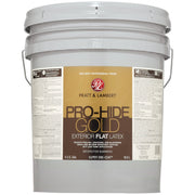 Pratt & Lambert Pro-Hide Gold Latex Flat Exterior House Paint, Base 1, 5 Gal.