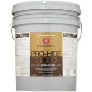 Pratt & Lambert Pro-Hide Gold Latex Semi-Gloss Exterior House Paint, Base 1, 5 Gal.