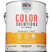 Do it Best Color Solutions Latex Self-Priming Eggshell Interior Wall Paint, Extra Deep Base, 1 Gal.