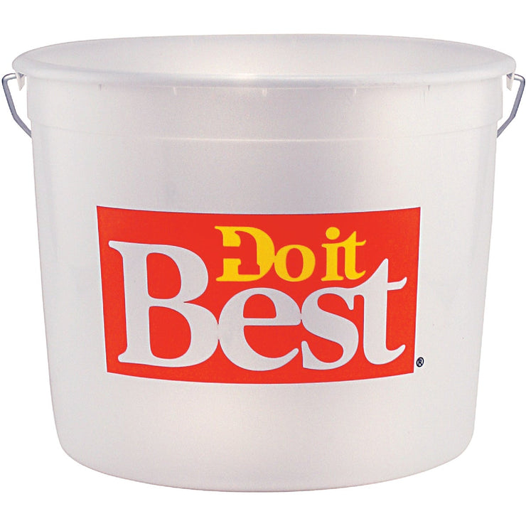 Do it Best 10 Qt. White Polysteel Pail